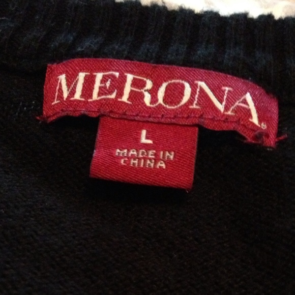 Black and Purple Argyle Sweater - Picture 6 of 12